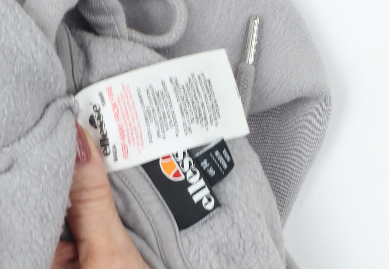 Ellesse Women's Grey Pullover Hoodie Size 14