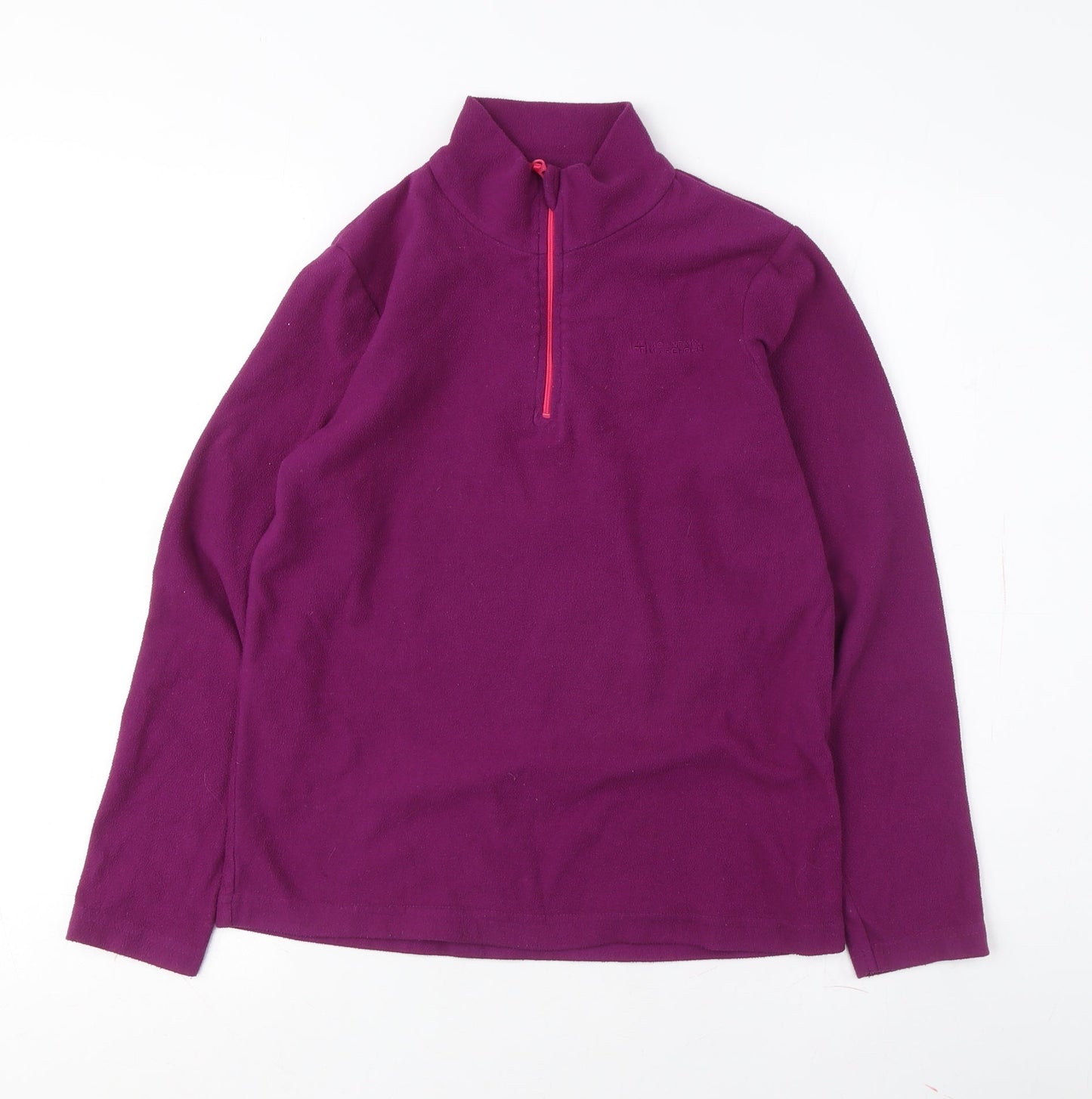 Mountain Warehouse Girls Purple Fleece 1/2 Zip Sweatshirt 11-12 Years
