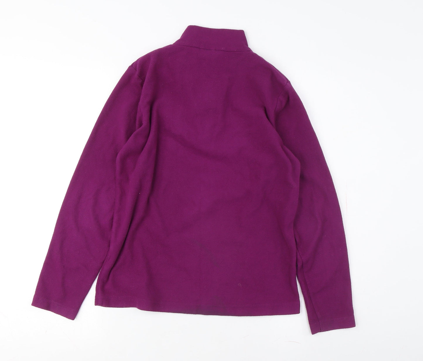 Mountain Warehouse Girls Purple Fleece 1/2 Zip Sweatshirt 11-12 Years