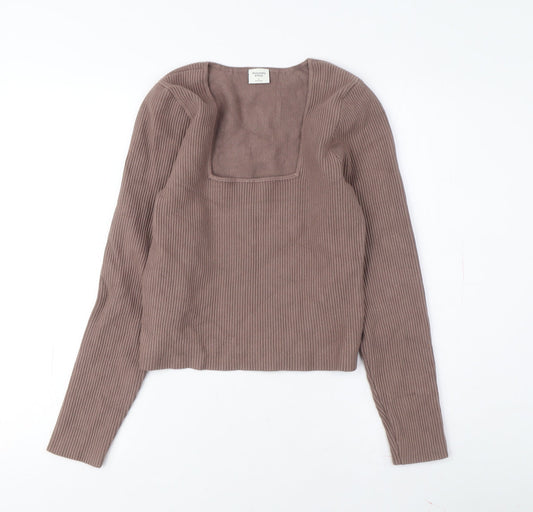 Abercrombie & Fitch Women's Brown Pullover Jumper