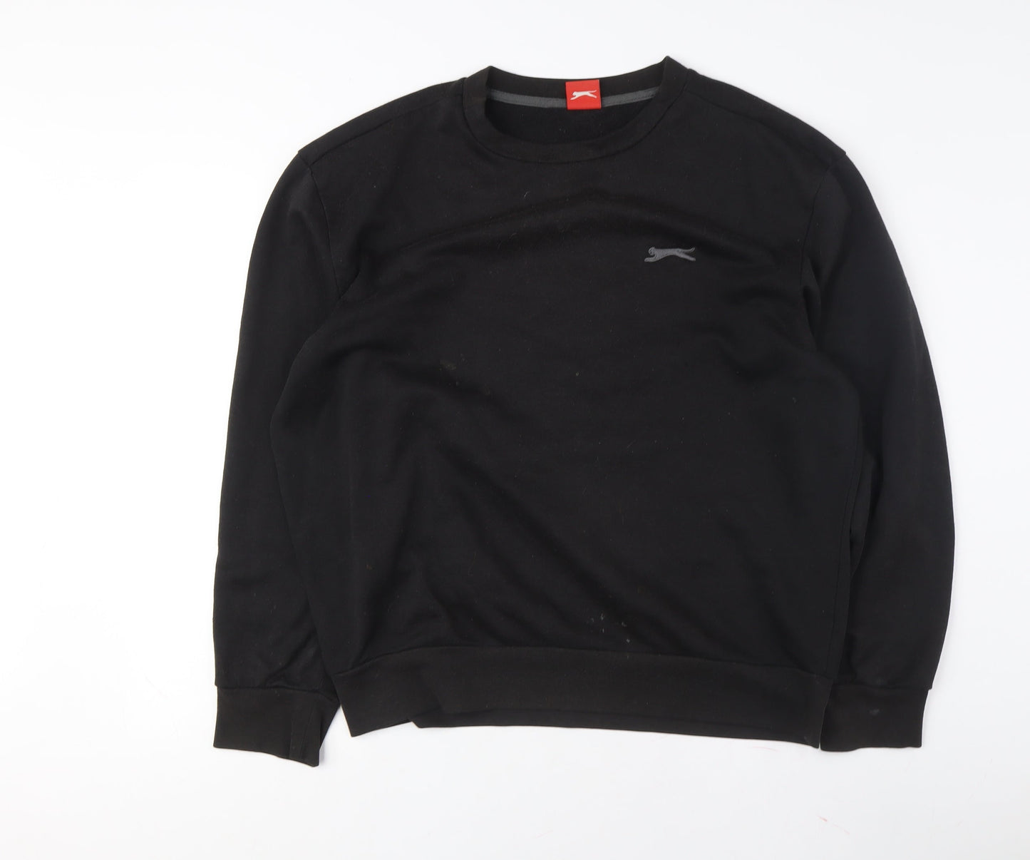 Mens UK Size L Slazenger Black Pullover Sweatshirt