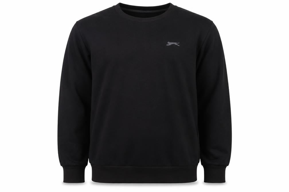 Mens UK Size L Slazenger Black Pullover Sweatshirt