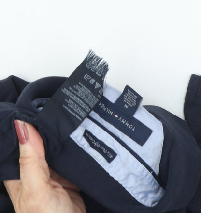 Tommy Hilfiger Men's Blue Polo M Short Sleeve Cotton