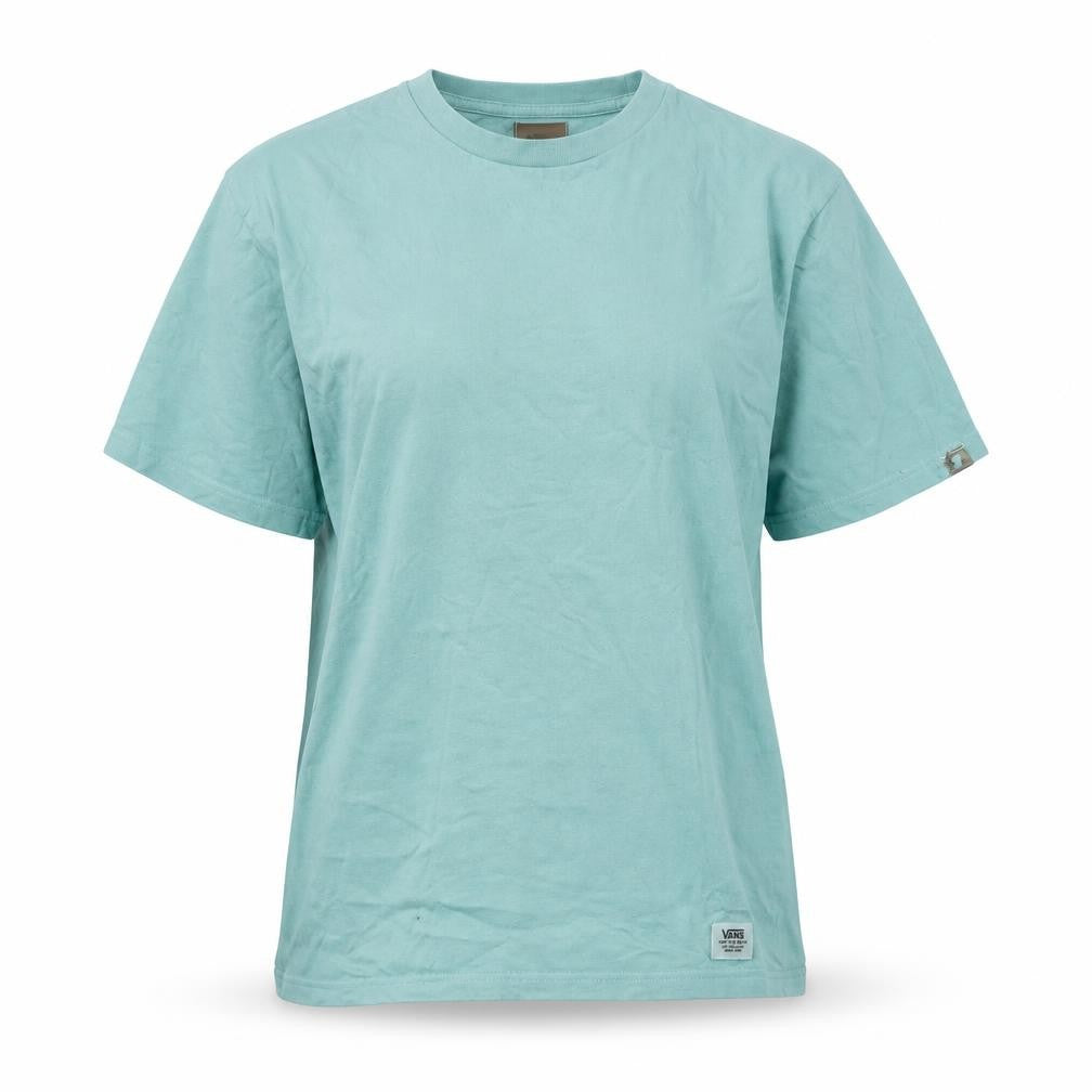Womens UK Size M VANS Green Basic T-Shirt