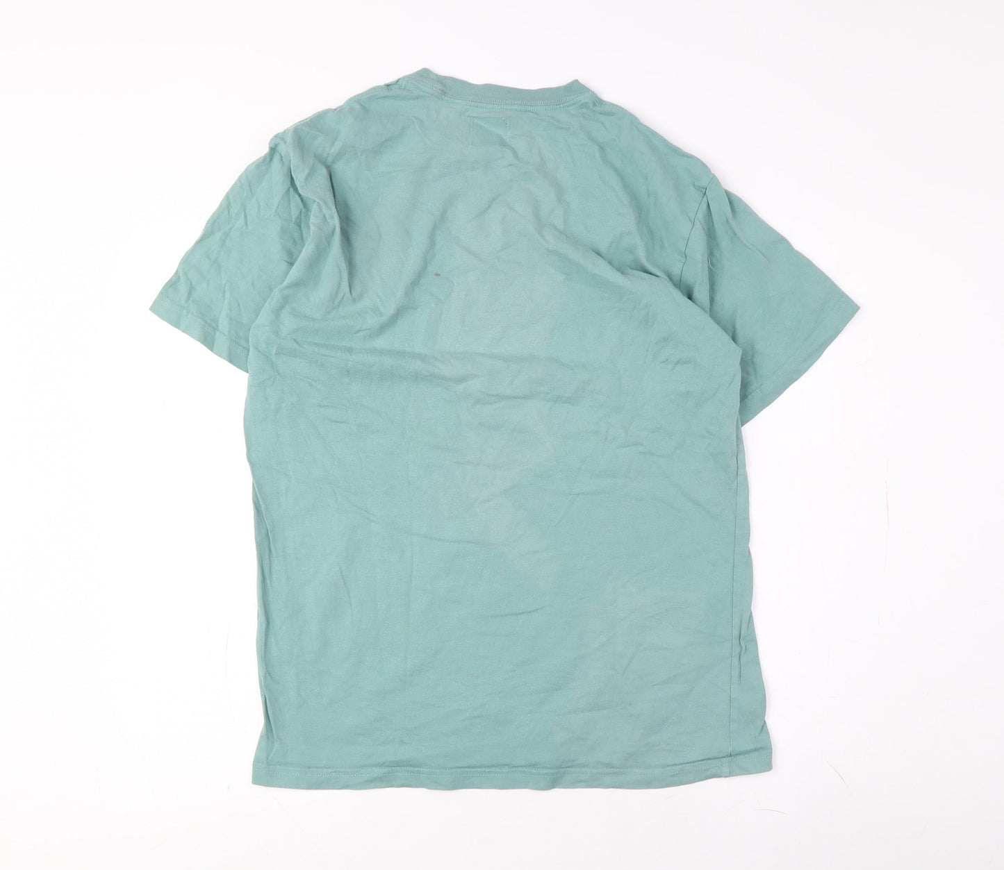 Womens UK Size M VANS Green Basic T-Shirt