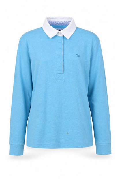 Gant Unisex Blue Polo Shirt in Size L - Casual Basic