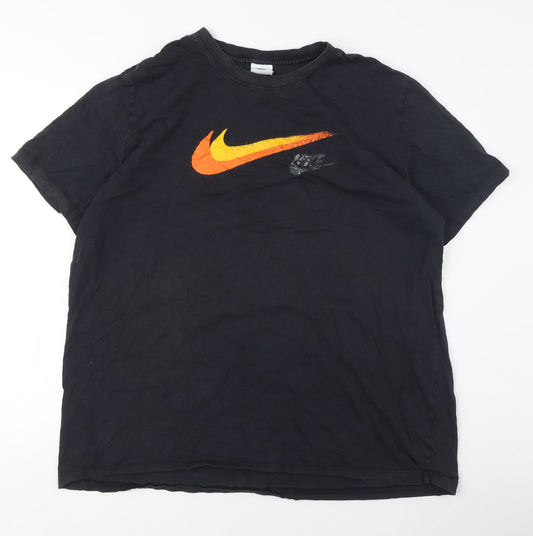 Nike Men's Black 2XL Graphic Print T-Shirt