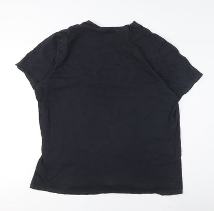 Nike Men's Black 2XL Graphic Print T-Shirt