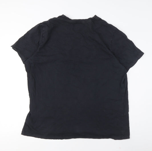 Nike Men's Black 2XL Graphic Print T-Shirt