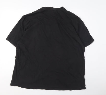 Mens UK Size 3XL Donnay Black  T-Shirt