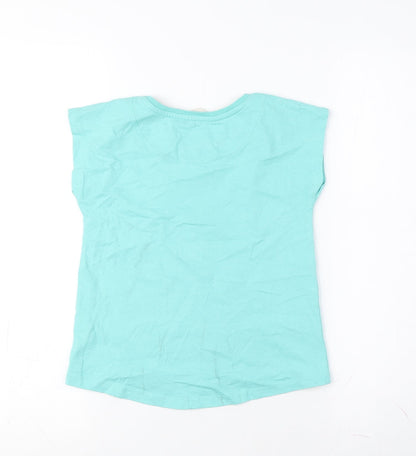John Lewis Girls Green T-Shirt, 8 Years, Nature Graphic Tee