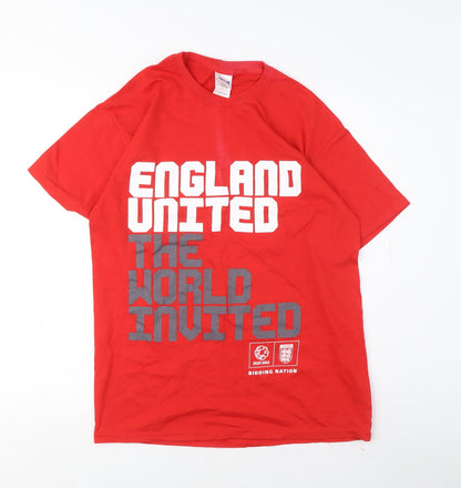 Mens UK Size M Gildan Red  T-Shirt