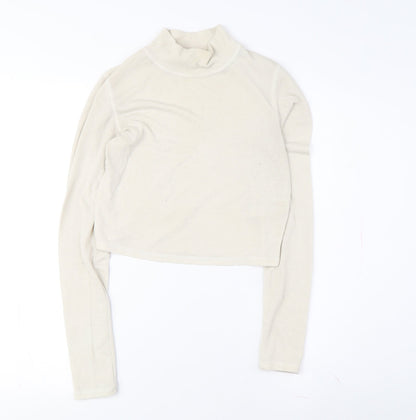 Urban Outfitters Women's White Cropped Top S
