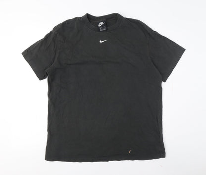 Nike Men's Black Medium Crew Neck T-Shirt