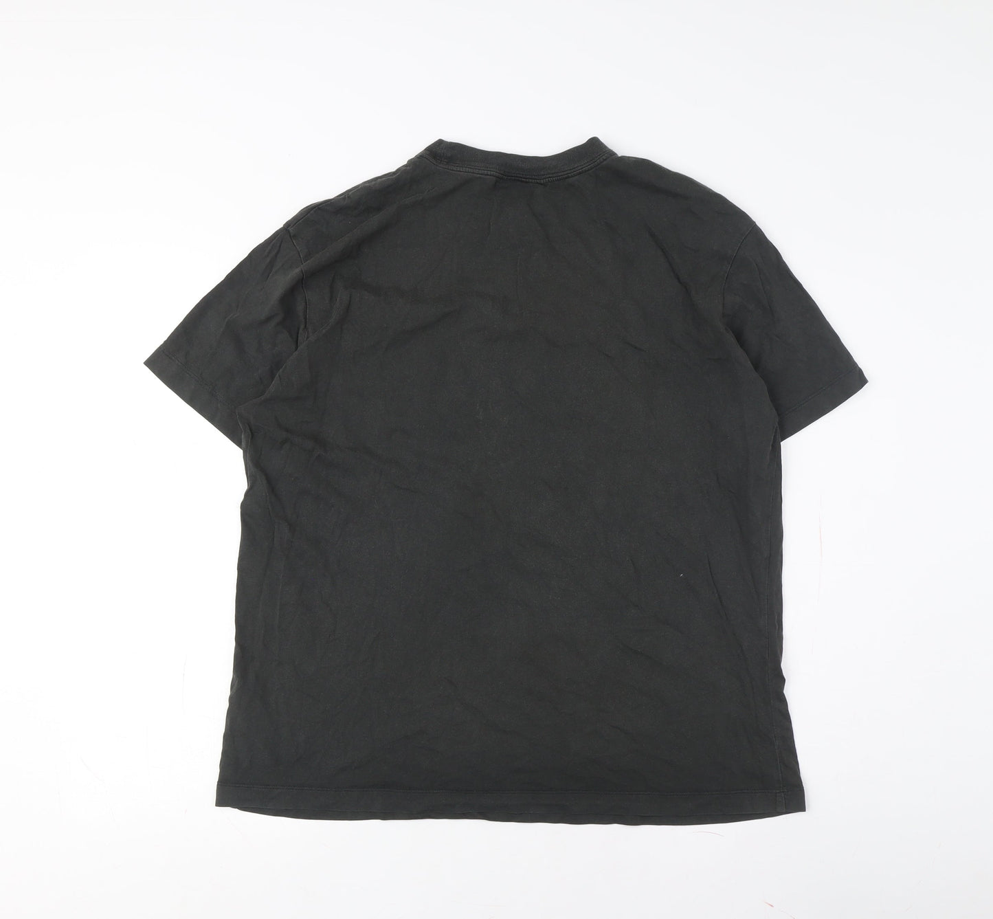 Nike Men's Black Medium Crew Neck T-Shirt