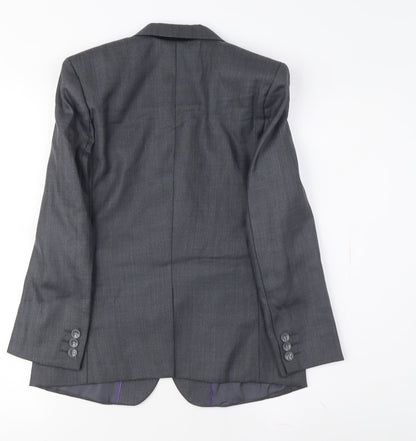 Cinda Women Grey Blazer Size 14 Business Classic