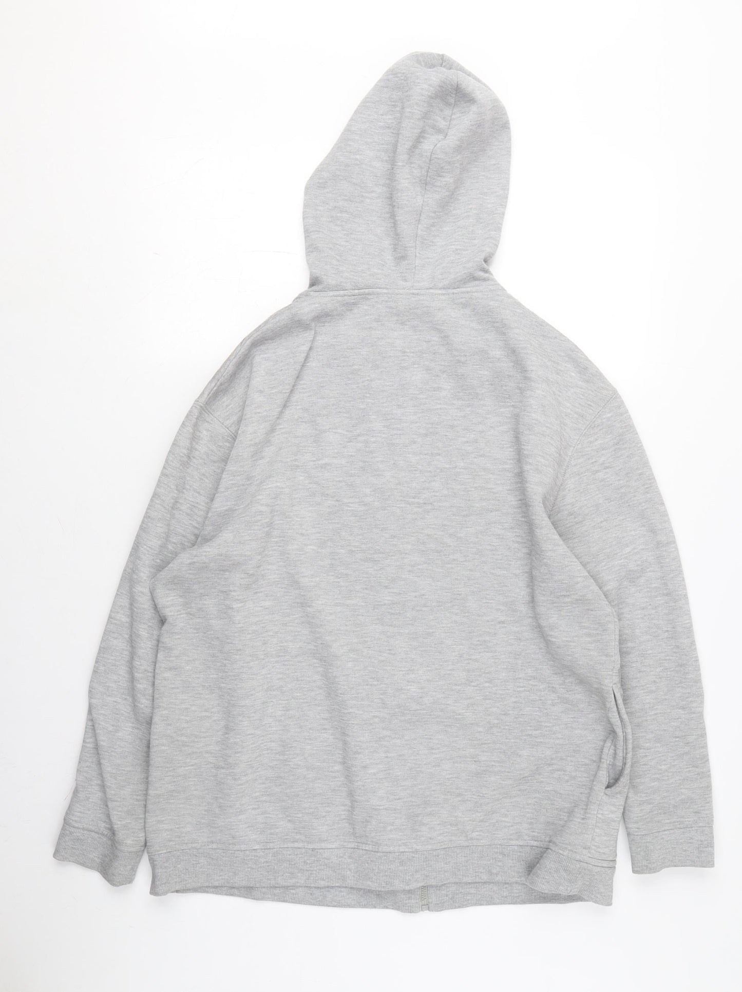 Active VIII Grey Full Zip Hoodie Unisex Size 16