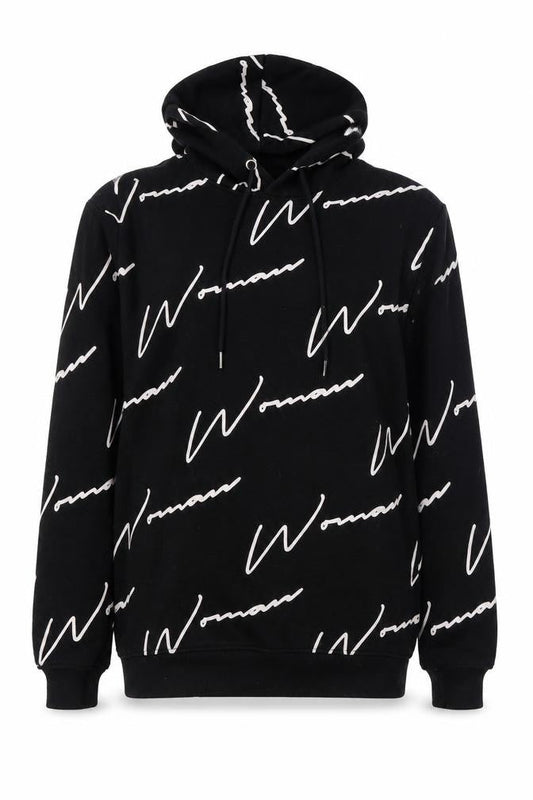 Boohoo Black Women's Size 8 Logo Pullover Hoodie