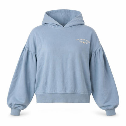 Womens UK Size S H&M Blue Pullover Hoodie