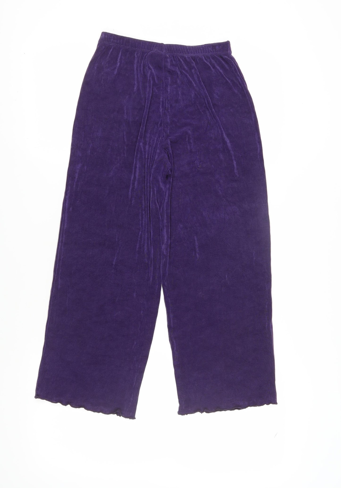 Coldwater Creek Women's Purple Wide-Leg Trousers