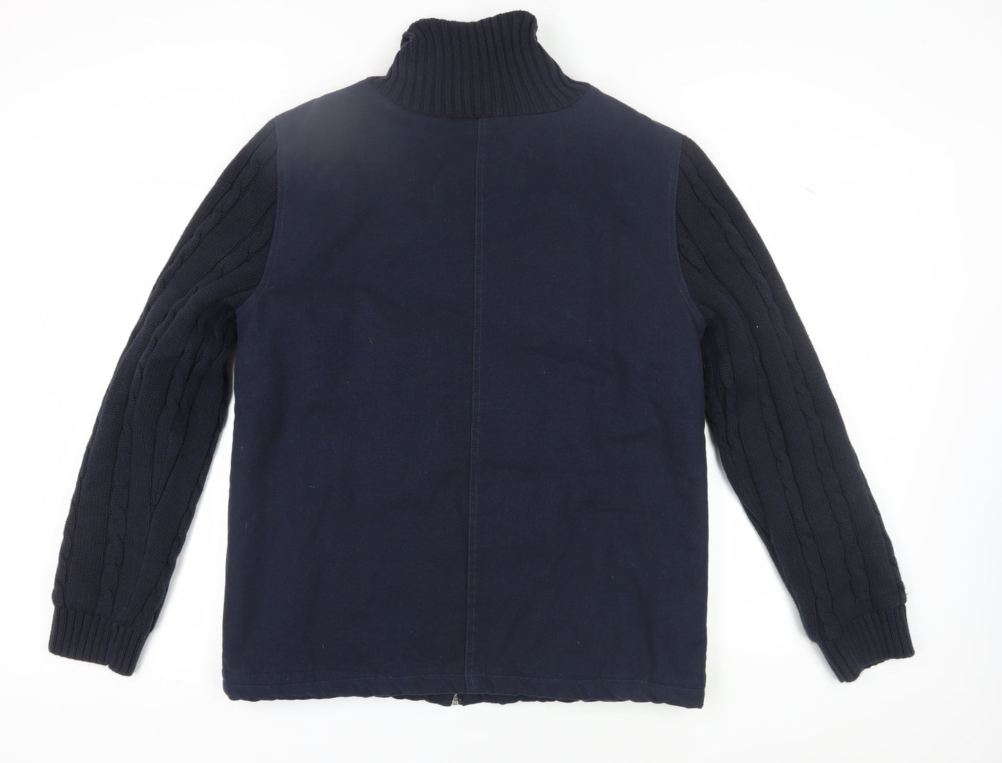 Altamont Men's Blue Bomber Jacket L Collared