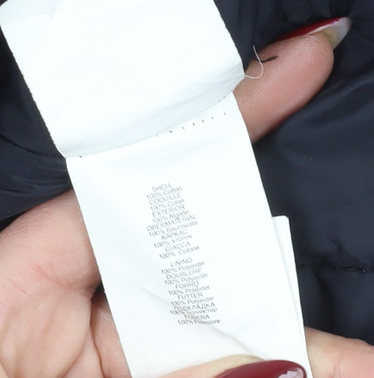 Altamont Men's Blue Bomber Jacket L Collared