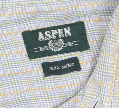 Aspen Men's Multicoloured XL Plaid Shirt