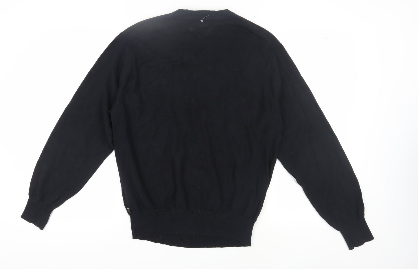 IZOD Men's Black Cotton Pullover Jumper Size L