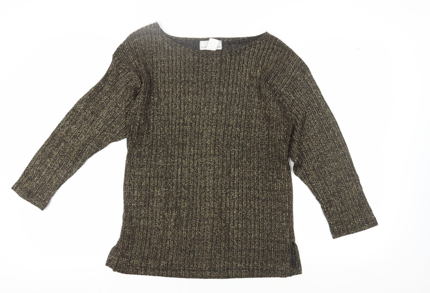 Claudine Bueche Women's Black Pullover Jumper M