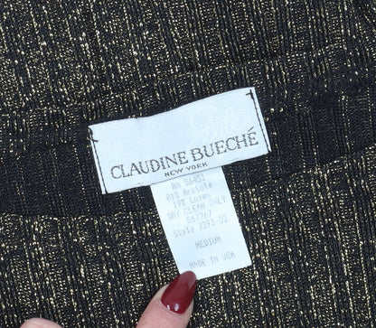 Claudine Bueche Women's Black Pullover Jumper M