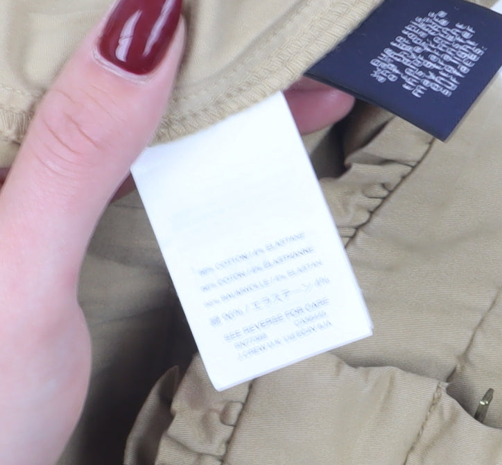 J.Crew Women's Beige Chino Trousers Size 12