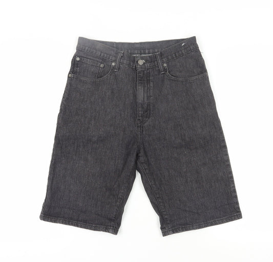 Levi Strauss Black Bermuda Shorts Men's M, Denim, Casual Wear