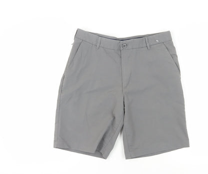 IZOD Men's Grey Chino Shorts - Regular Fit, Size M