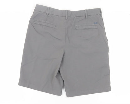 IZOD Men's Grey Chino Shorts - Regular Fit, Size M