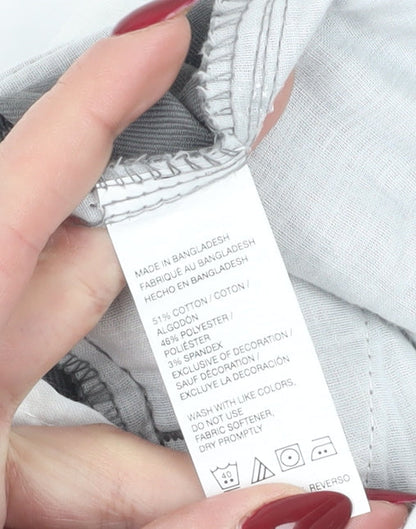 IZOD Men's Grey Chino Shorts - Regular Fit, Size M