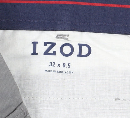 IZOD Men's Grey Chino Shorts - Regular Fit, Size M