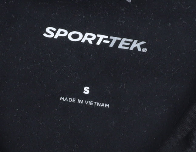 Sport-Tek Unisex Black Hoodie S Polyester Logo