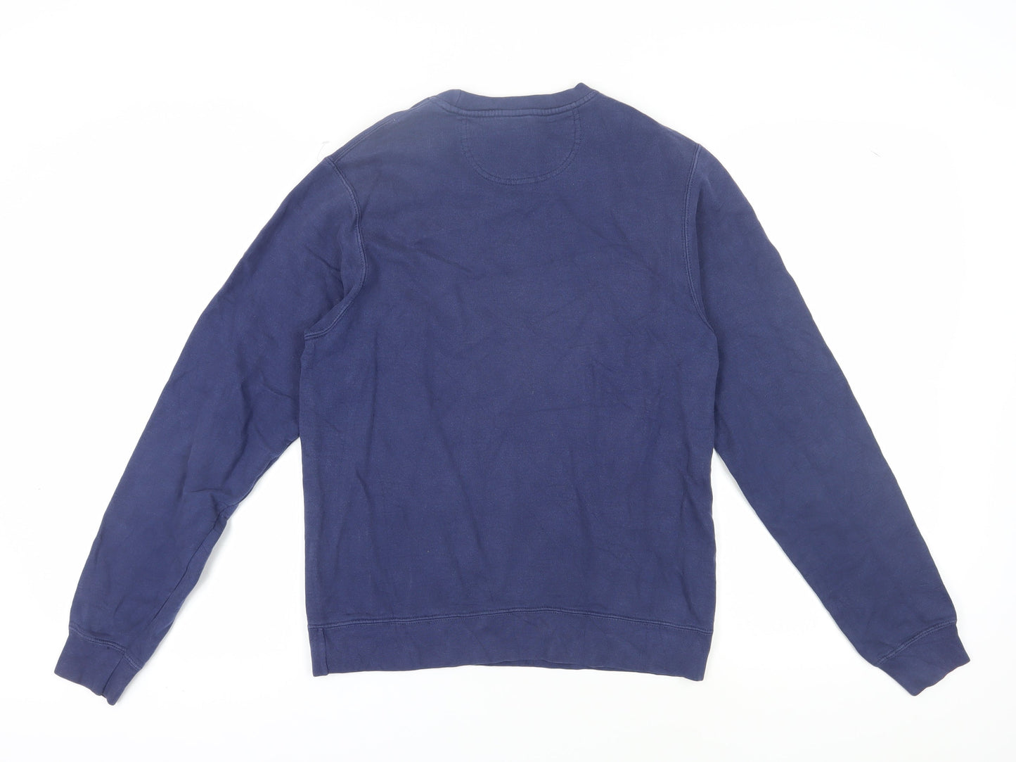 Mens UK Size S Port & Company Blue Pullover Sweatshirt
