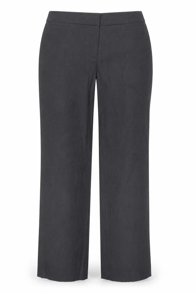 Womens UK Size 12 Liz Claiborne Regular Fit Dress Pants Black Trousers