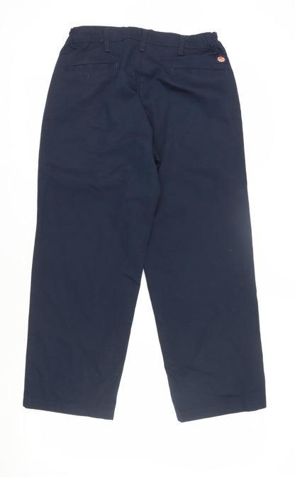 Red Kap Men's Blue Chino Trousers, Size 31, Workwear