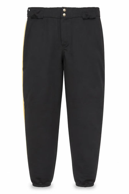 Mens UK Size L Athletic Knit Regular Fit Jogger Black Trousers