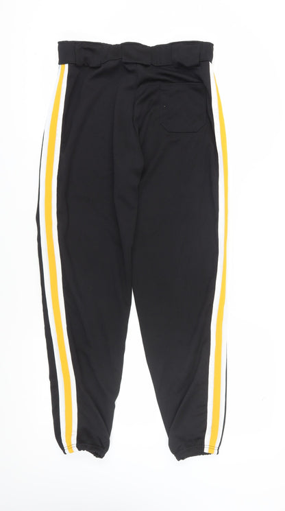 Athletic Knit Men's Black Jogger Trousers L