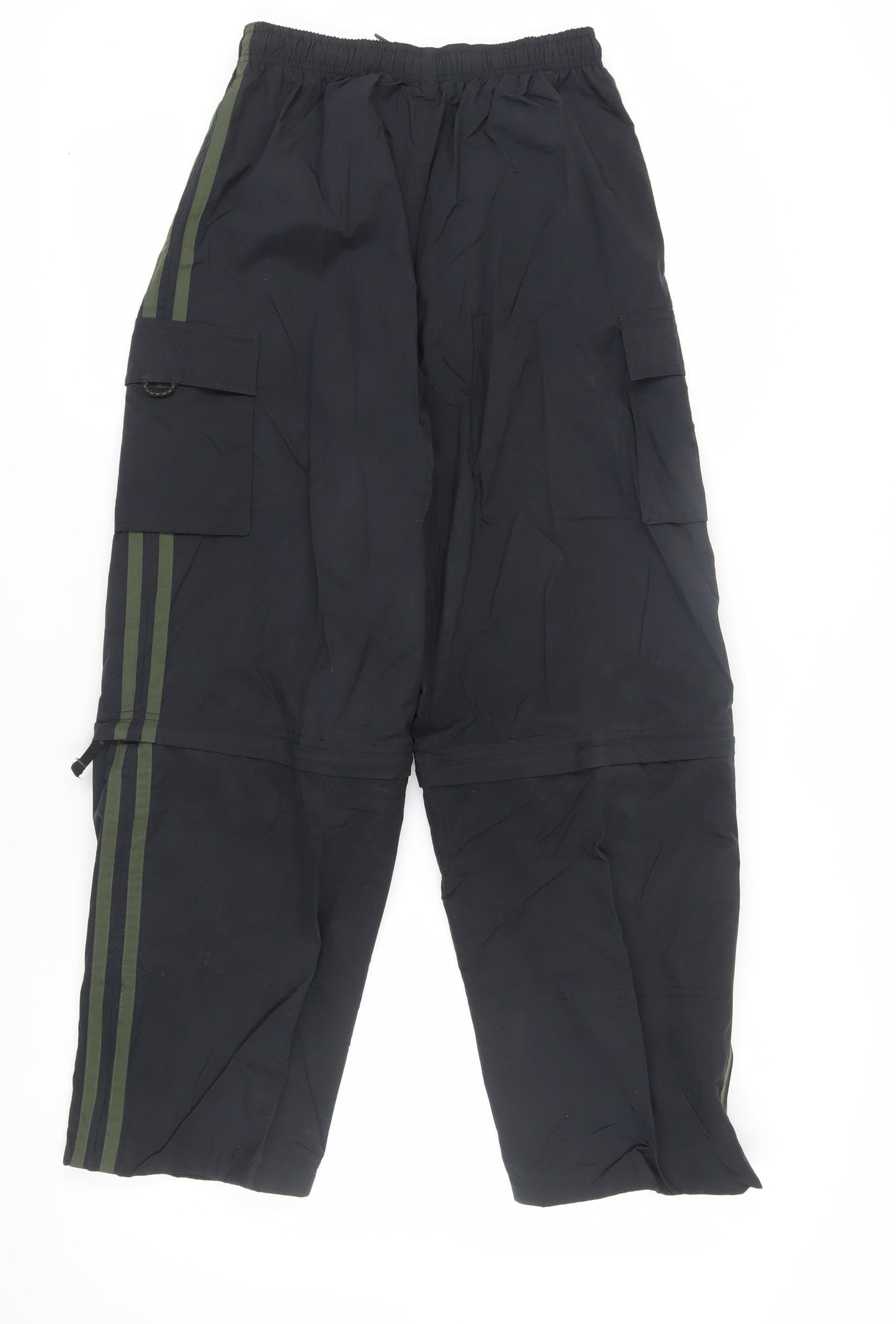 Sportrax Boys Black Cargo Trousers L with Elastic Waist
