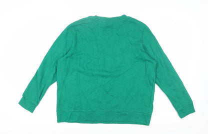 Holiday Editions Green Women's L Christmas Sweatshirt