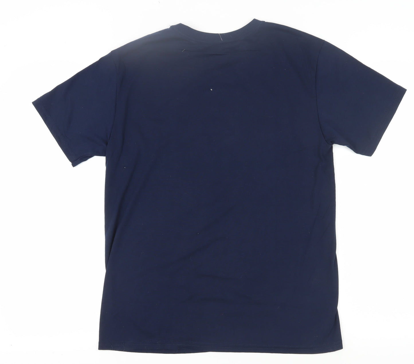 Mens UK Size M Gildan Blue  T-Shirt