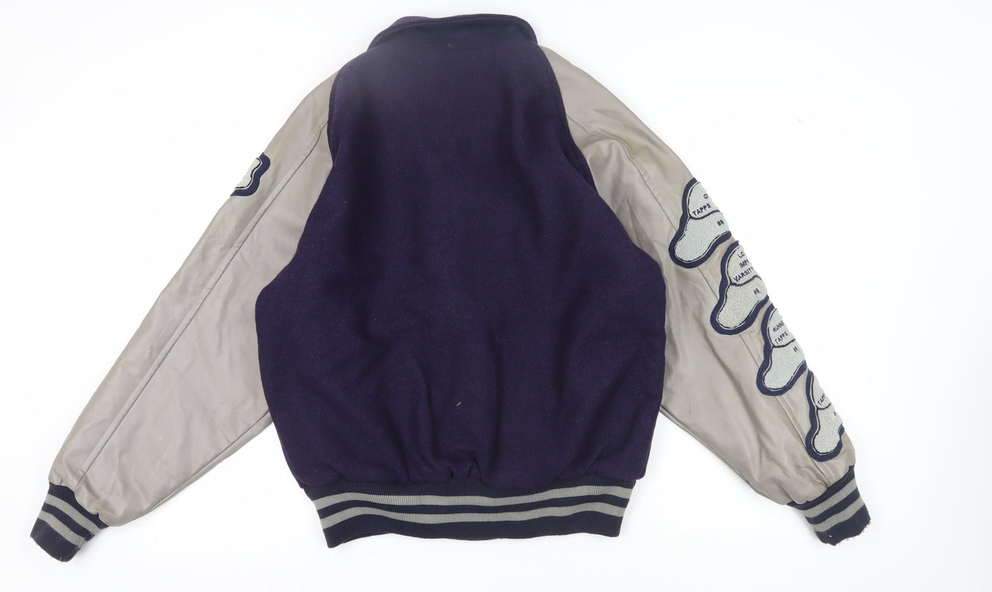 Awards USA Men's Purple Varsity Jacket L