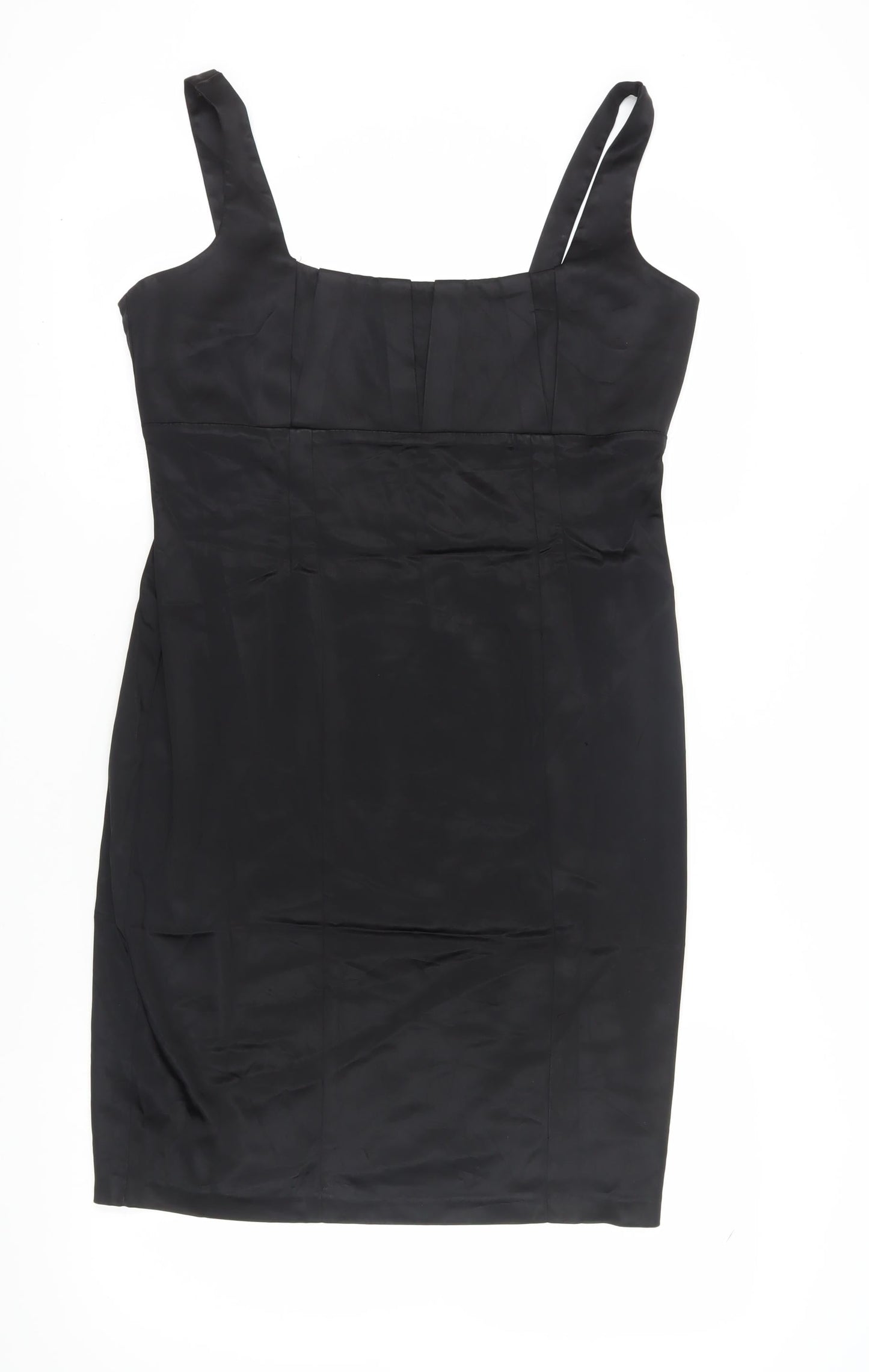 Calvin Klein Women's Black Knee Length Sheath Dress, Size 14
