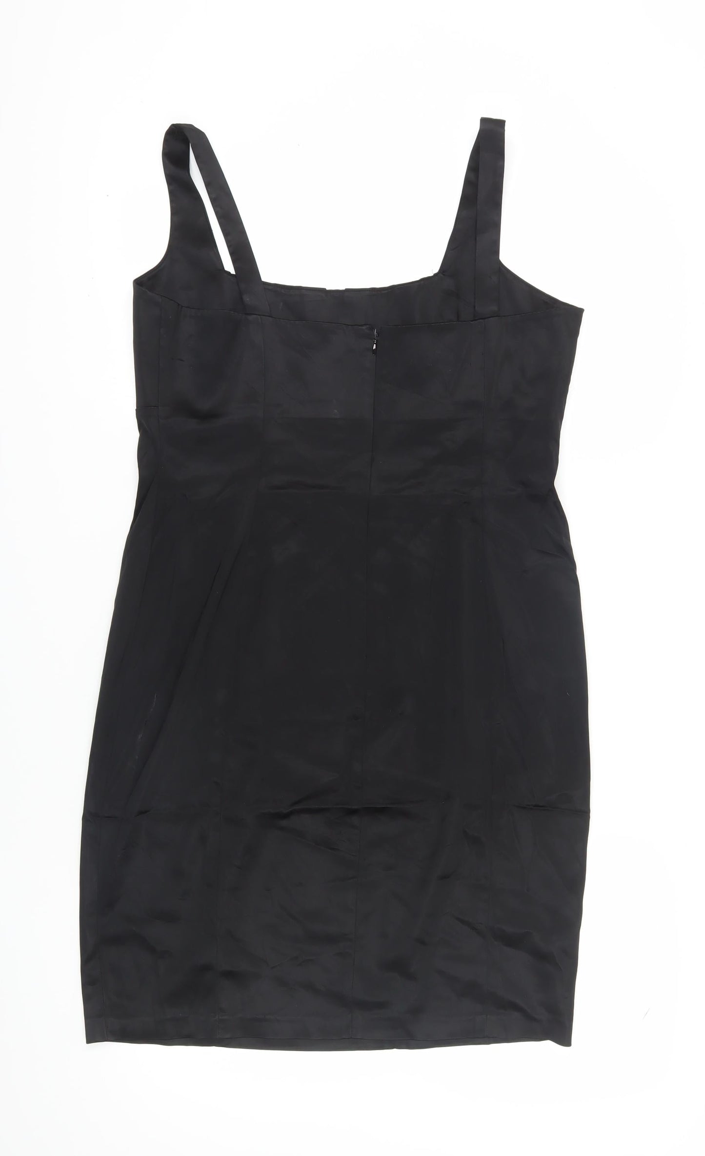 Calvin Klein Women's Black Knee Length Sheath Dress, Size 14