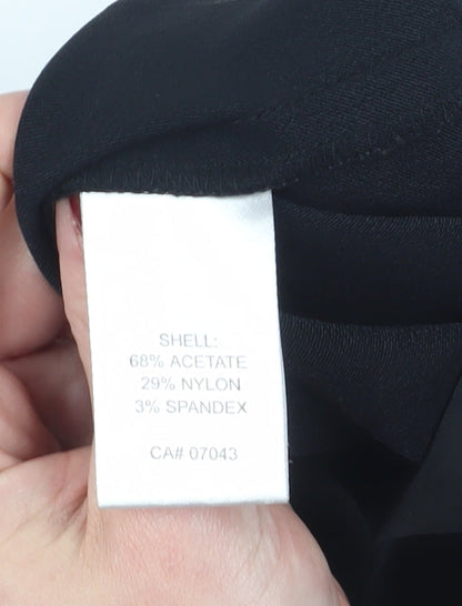 Calvin Klein Women's Black Knee Length Sheath Dress, Size 14