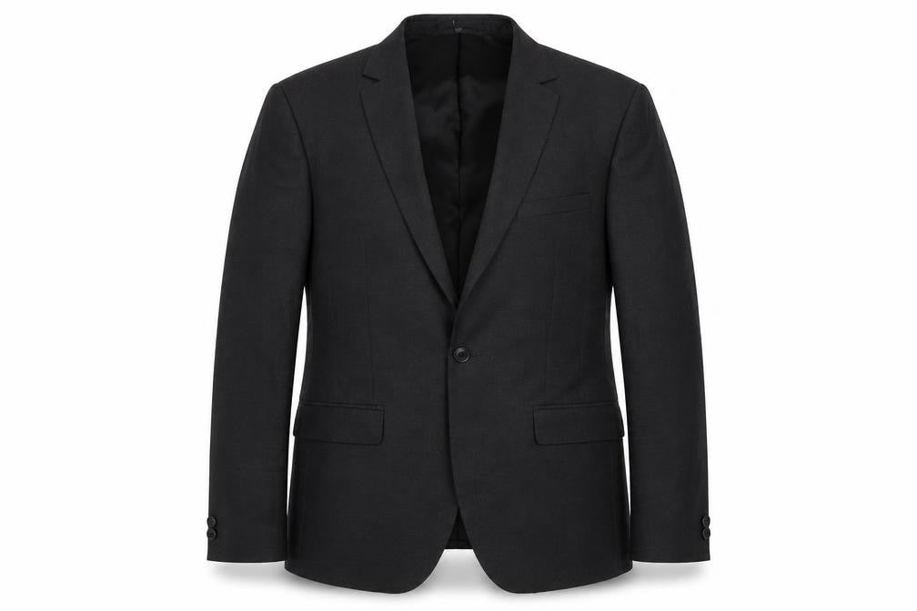 Mens UK Size 40 Moss London Regular Black Suit Jacket
